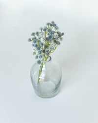 Haley Handblown Hammered Bud Vase