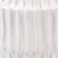 White Ceramic Side Table - Table Detail | Bone & Brass
