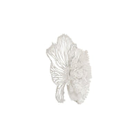 White Flower Wall Art, Medium - Wall Decor Detail | Bone & Brass
