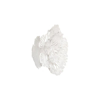 White Flower Wall Art, Small - Wall Decor Detail | Bone & Brass
