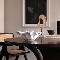 White Havana Large Medusa Serving Bowl - Bowl Top View | Bone & Brass