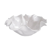 White Havana Large Medusa Serving Bowl | Bone & Brass