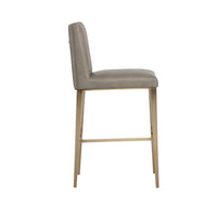 Wilbur Barstool - Ivanhoe Mineral - Stool Detail | Bone & Brass