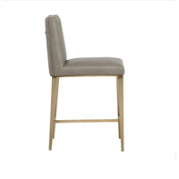 Wilbur Counter Stool - Ivanhoe Mineral - Stool Detail | Bone & Brass