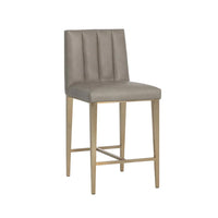 Wilbur Counter Stool - Ivanhoe Mineral | Bone & Brass