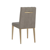 Wilbur Dining Chair - Ivanhoe Mineral, Set 2 - Chair Side View | Bone & Brass