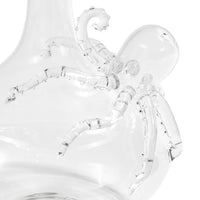 Wine Glass Decanter w/ Octopus Accent - Decanter Side View | Bone & Brass