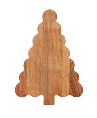 Scalloped Christmas Tree Cutting Board
