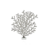 Zinc Coral Branch Metal Sculpture on Marble Base - Alternate View | Bone & Brass