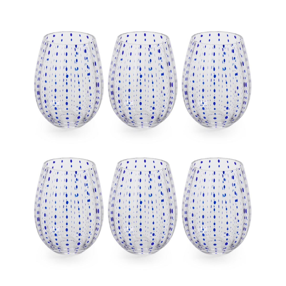 Mari Stemless Glass, Set of 6