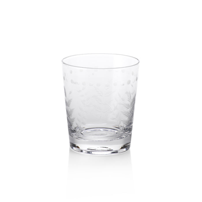 Patricia Tall Old Fashioned Glasses, Set of 4