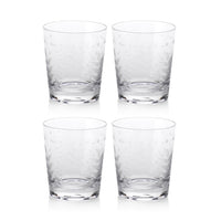 Patricia Tall Old Fashioned Glasses, Set of 4