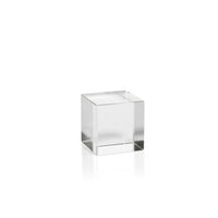 June Crystal Glass Cube Decorative Accessory - Alternate View | Bone & Brass