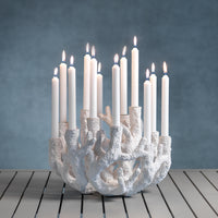 Callie Coral Polyresin Candle Holder