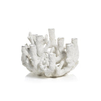 Callie Coral Polyresin Candle Holder