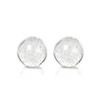 Crystal Decorative Ball with Bubbles, Set of 2