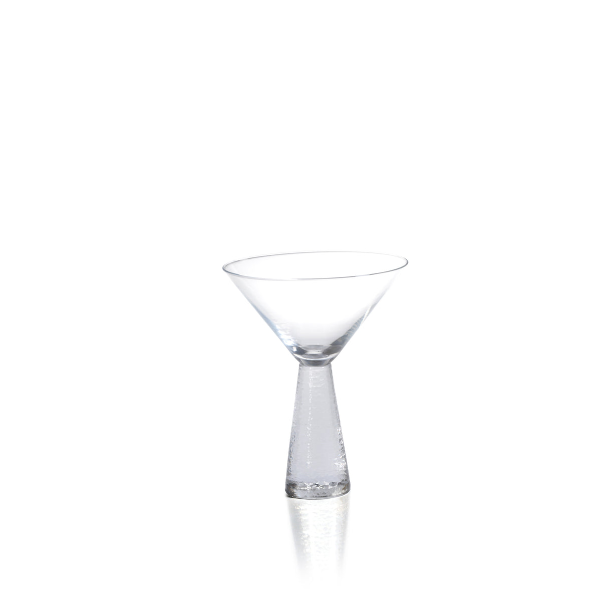 Livine Hammered Stem Martini Glasses, Set of 4