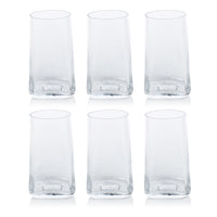Kaleigh Hammered Highball Glasses, Set of 6 - Glass Close Up | Bone & Brass
