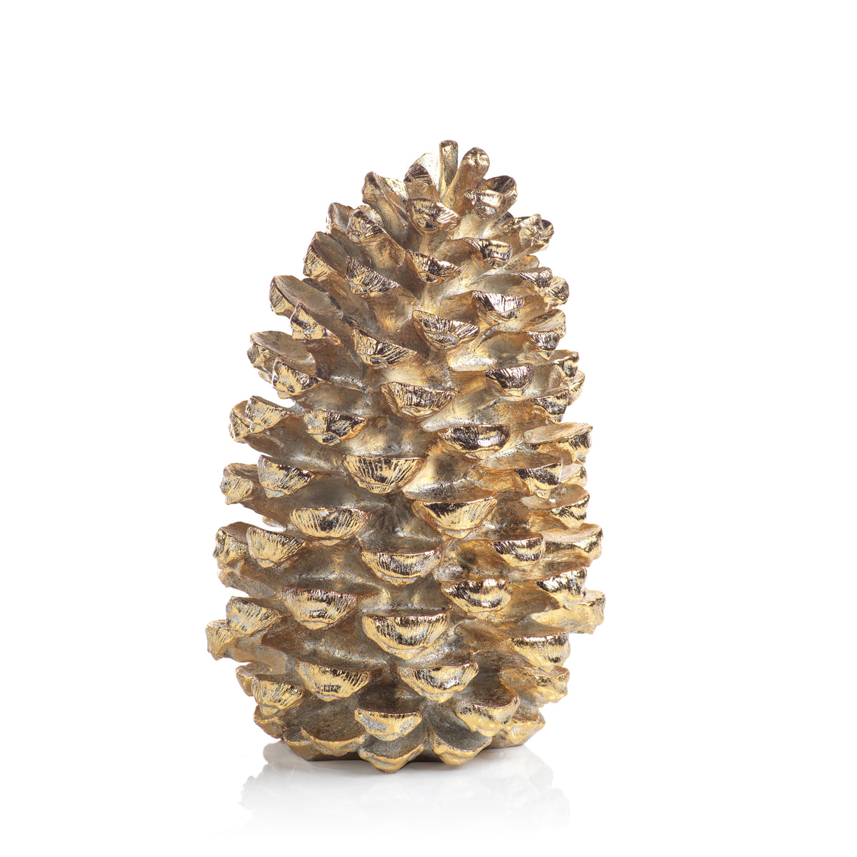 Gold Decorative Pinecone Figurine