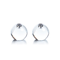 Raina Round Crystal Glass Candle Holder