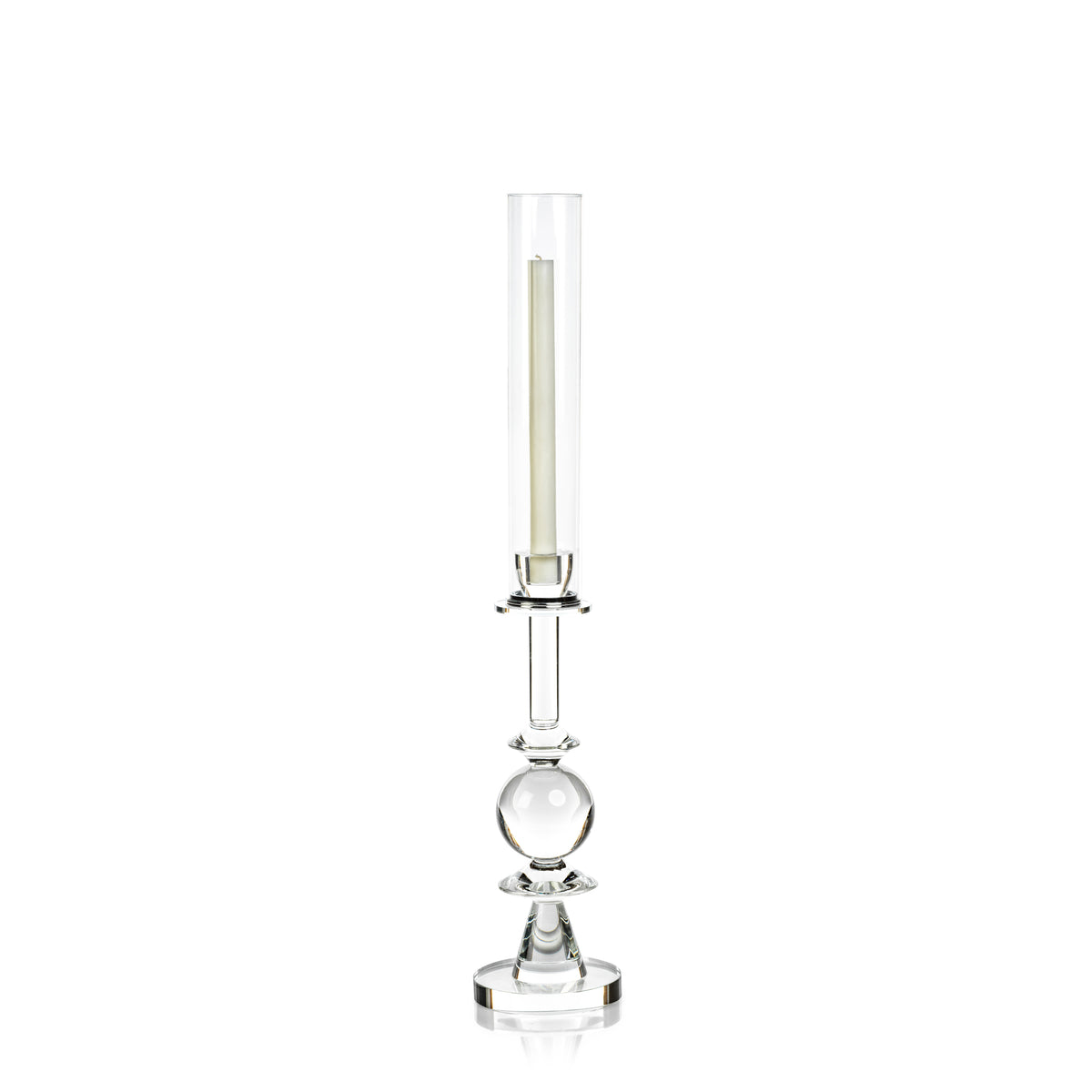Valentina Medium Crystal Glass Candle Holder
