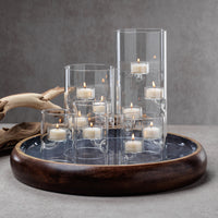 Kelsey Suspended Glass Tealight Holder, Extra Small, Set of 4