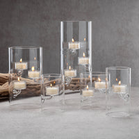 Kelsey Suspended Glass Tealight Holder, Small, Set of 4