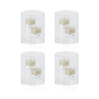Kelsey Suspended Glass Tealight Holder, Medium, Set of 4