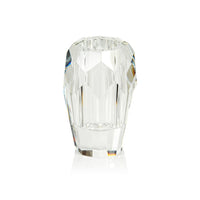 Vinazo Clear Tall Crystal Cut Glass Vase