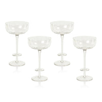 Modena Champagne Coup / Martini Glasses, Set of 4