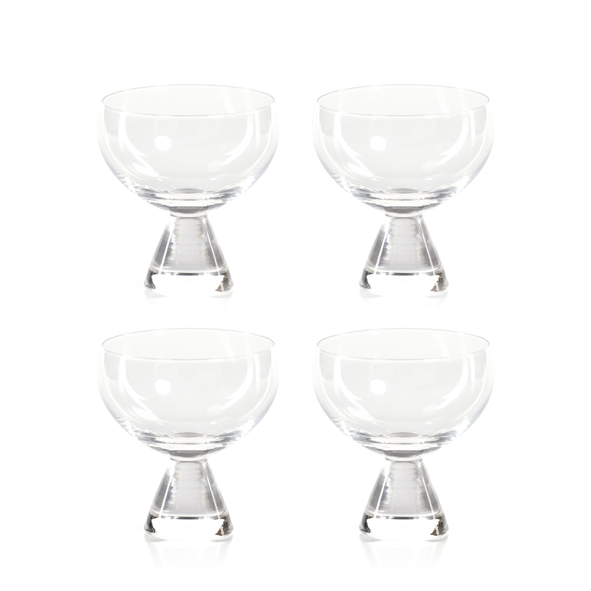 Serena Coupe Glasses, Set of 4