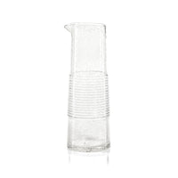 Langley Tall Bubble Glass Pitcher