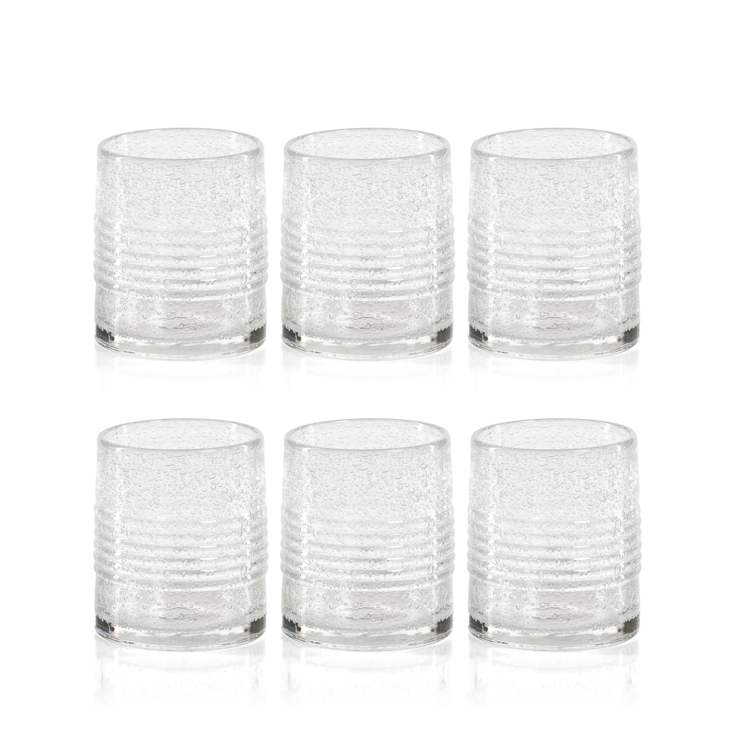 Bone & Brass Langley Bubble Old Fashioned Glasses - Thumbnail 2