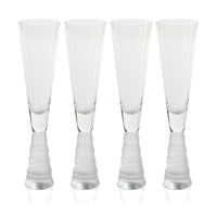 Torrance Bamboo Stem Champagne Flutes, Set of 4