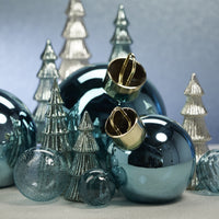 Oversized Blue Glass Ball Ornament, Extra Large