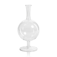 Lillian Glass Footed Vase, Round, Set of 2
