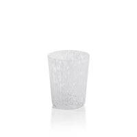 William White Speckled Glass Tumblers, Set of 6