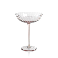 Sierra Optic Swirl Cocktail Glasses, Set of 4