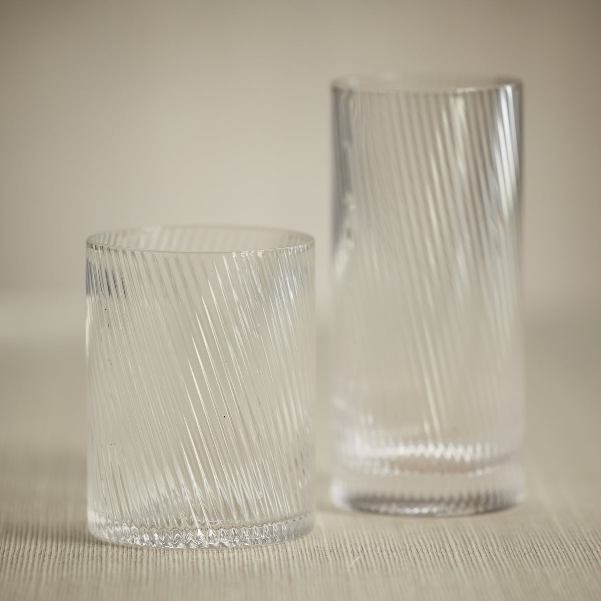 Chatham Rippled Rock Glasses, Set of 6