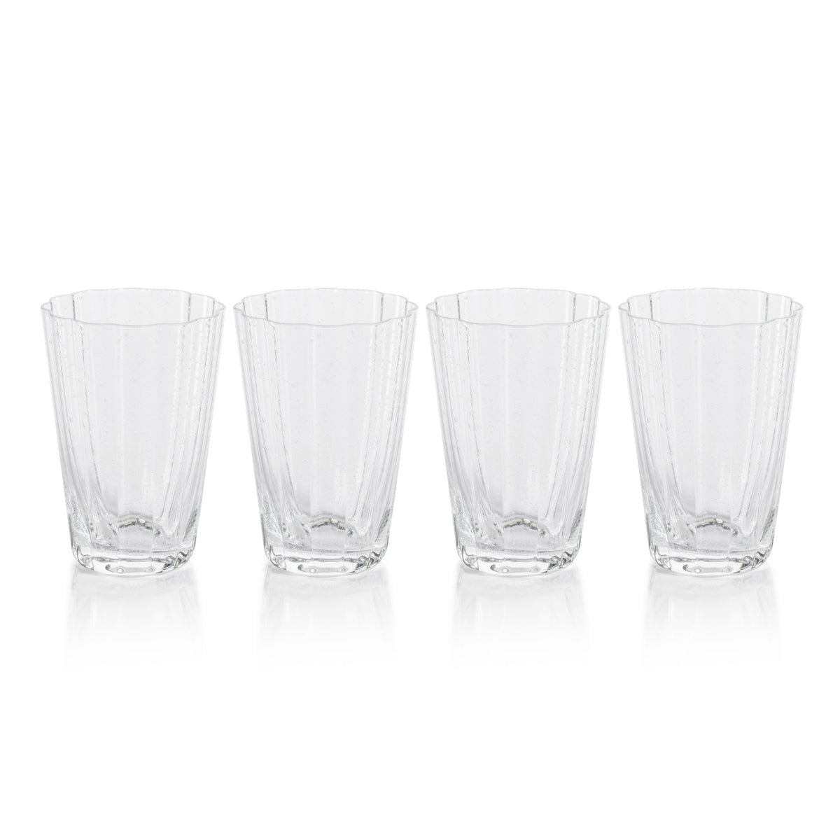 Benoit Bubble Highball Glasses, Set of 4