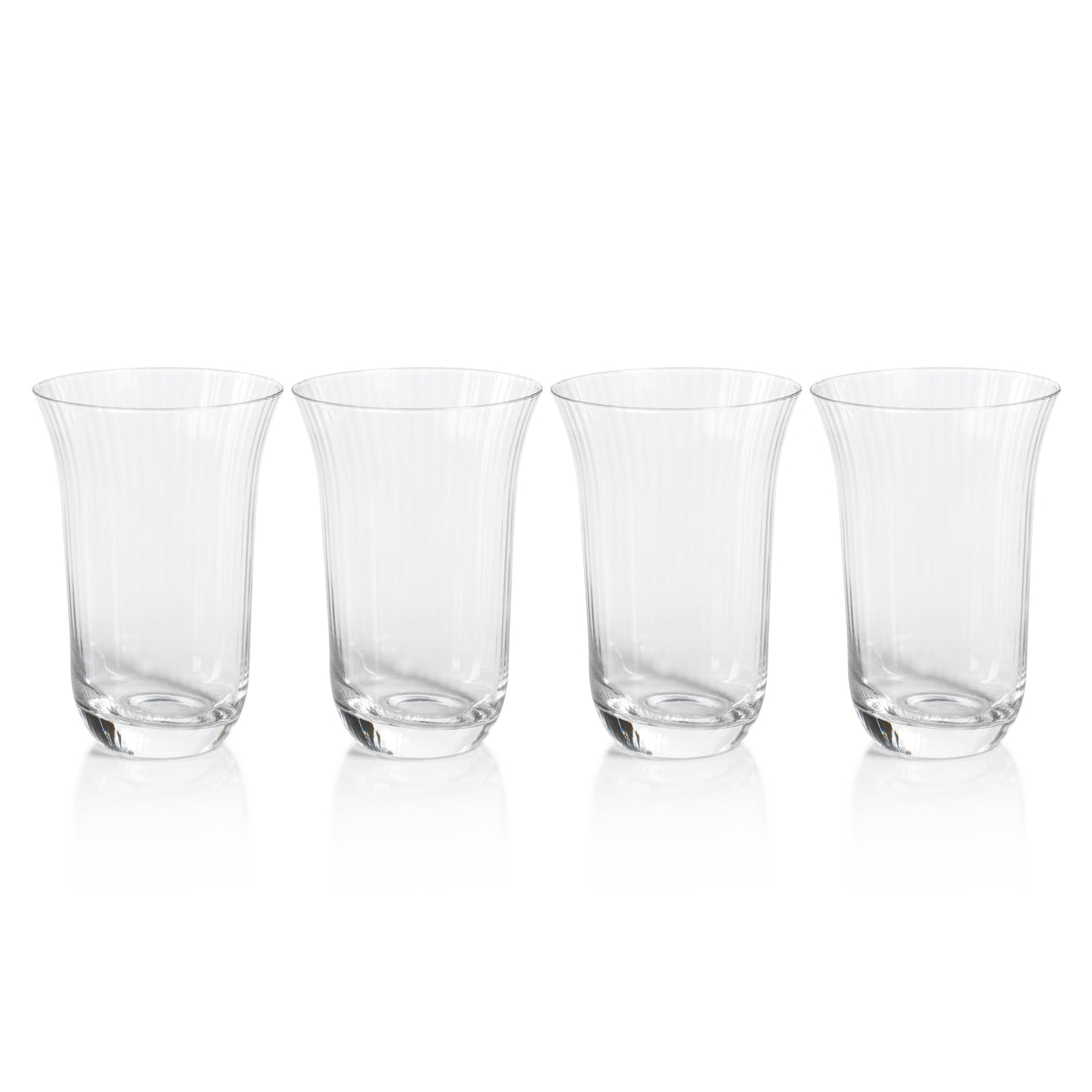 Kirby Clear Optic  Highball Glasses, Set of 4