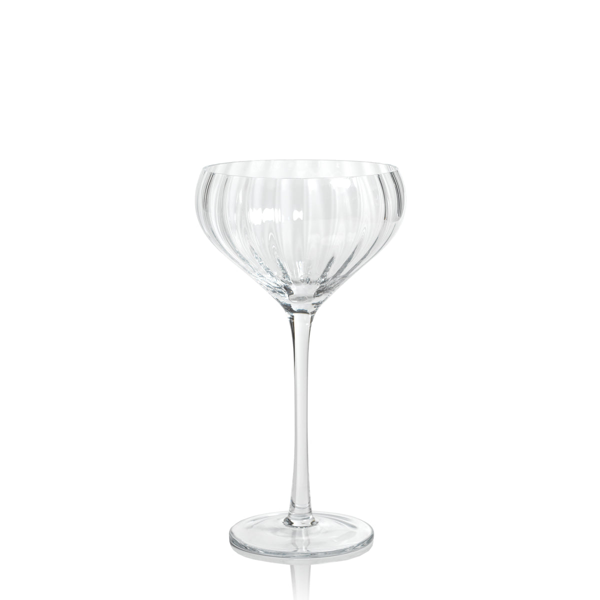 Madden Optic Cocktail Glasses, Set of 4