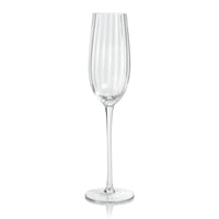 Madden Optic Champagne Flutes, Set of 4