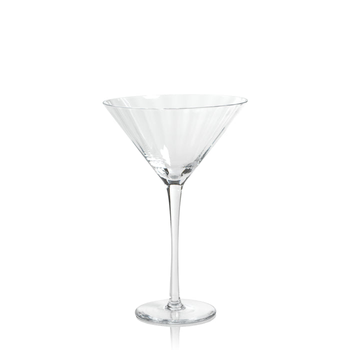 Madden Optic Martini Glasses, Set of 4