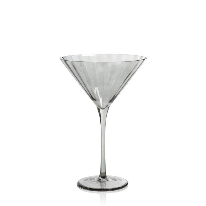 Madden Grey Martini Glasses, Set of 4