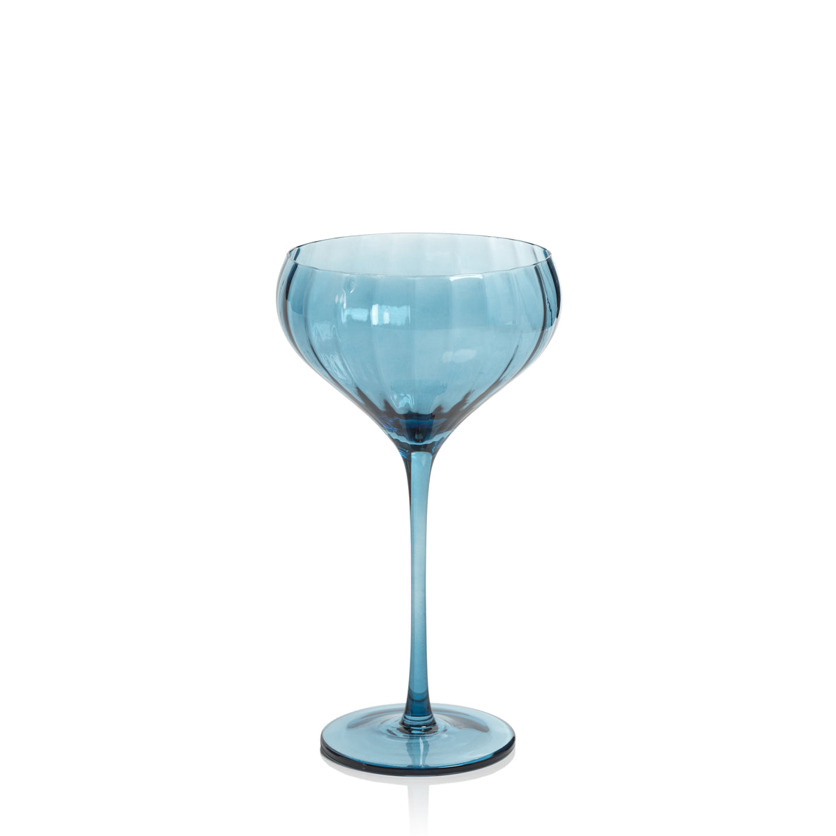Madden Blue Cocktail Glasses, Set of 4