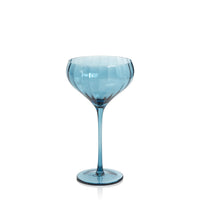 Madden Blue Cocktail Glasses, Set of 4