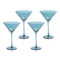 Madden Optic Martini Glasses, Set of 4