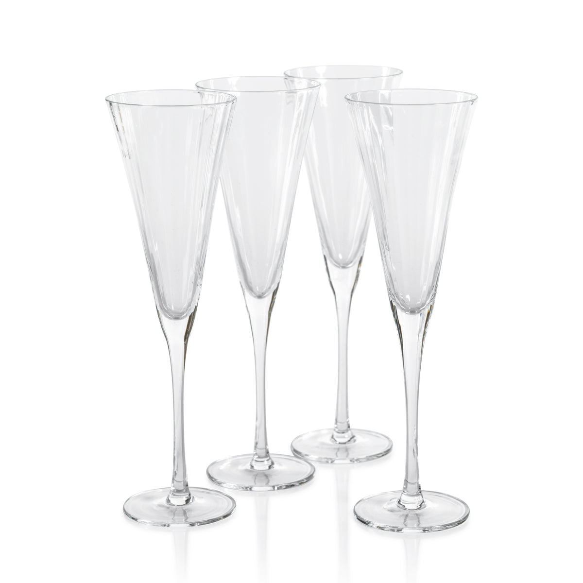 Stella Optic Champagne Flutes, Set of 4