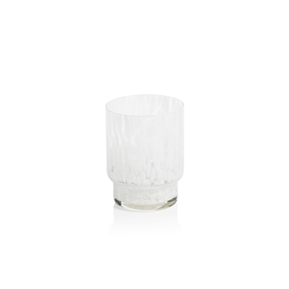 Adrian White Tortoise Tumbler Glasses, Set of 6